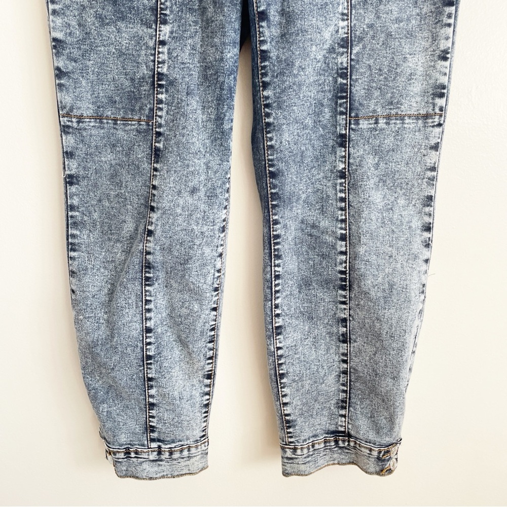 Fashion to Figure high rise belted cargo jeans utility carpenter work wear army - Picture 8 of 15